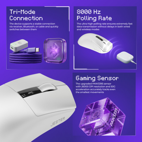 Jester 8K + charging station